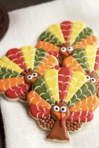 Thanksgivng Turkey Cookies