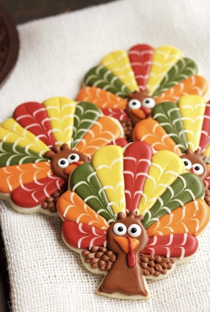 Thanksgivng Turkey Cookies